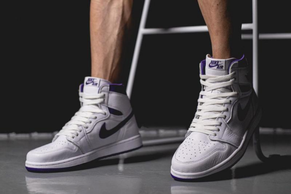 Giày Nike Wmns Air Jordan 1 High OG 'Court Purple' CD0461-151 - Ảnh 3