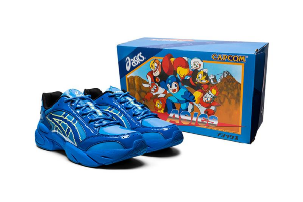 Giày Asics Capcom x Gel BND Rockman 1021A313 400 - Ảnh 3