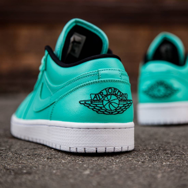 Giày Nike Air Jordan 1 Retro Low 'Hyper Turquoise' 553558-304 - Ảnh 5
