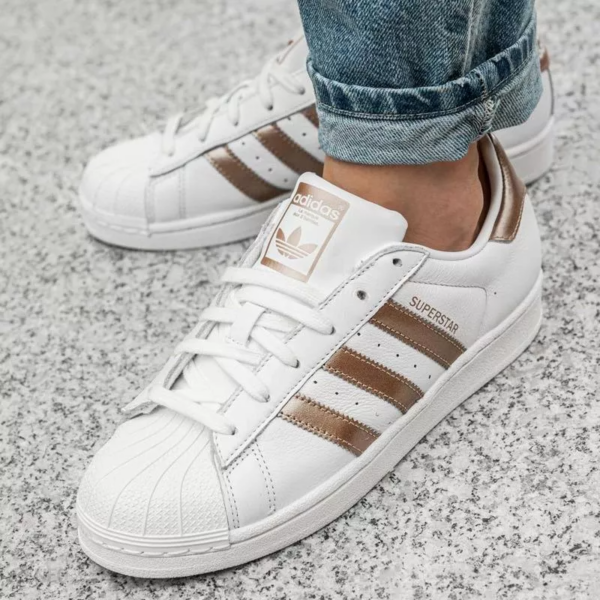 Giày Adidas Wmns Superstar 'Copper Metal' EE7399 - Ảnh 4