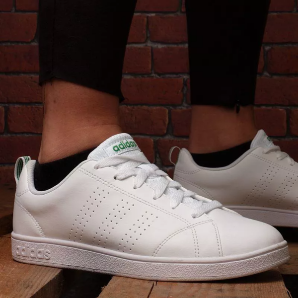 Giày Adidas Advantage ‘Cloud White Green’ AW4884 - Ảnh 2