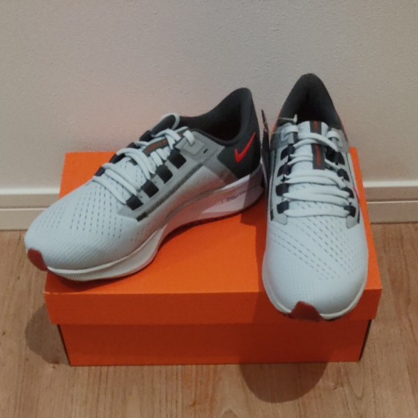 Giày Nike Air Zoom Pegasus 38 'Pure Platinum Chile Red' CW7356-004 - Ảnh 4