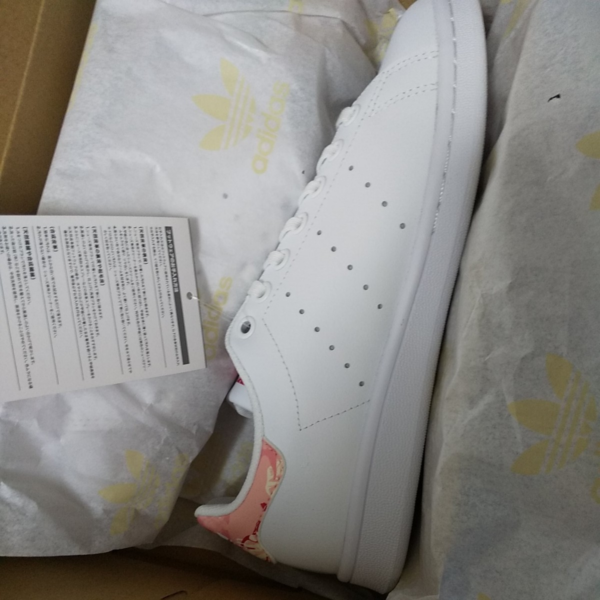 Giày Adidas Stan Smith 'White Pink Floral' FV7405 - Ảnh 5