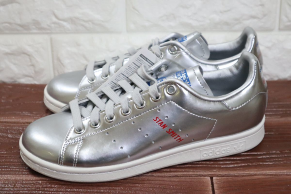 Giày Adidas Stan Smith 'Silver Metallic' FW5363 - Ảnh 5