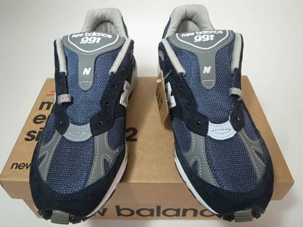 Giày New Balance Wmns 991 Made In England 'Navy' W991NV - Ảnh 5