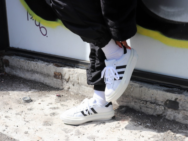 Giày Adidas Ivy Park x Superstar Platform 'Cloud White' FY7730 - Ảnh 3