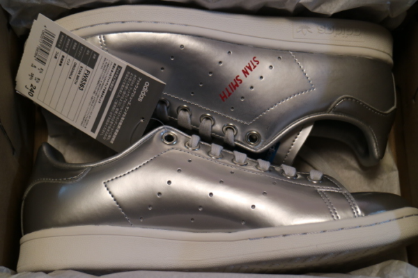 Giày Adidas Stan Smith 'Silver Metallic' FW5363 - Ảnh 4