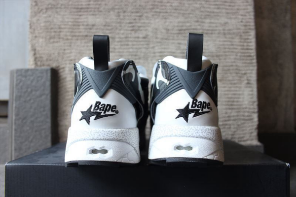Giày Reebok A Bathing Ape x Mita x InstaPump Fury White Black Camo BD1355 - Ảnh 6