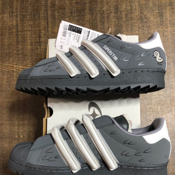 Giày Adidas Superstar 80s Melting Sadness Duck 'Grey' GZ6992 - Ảnh 2