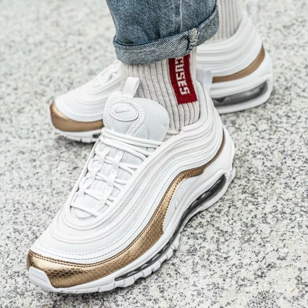 Giày Nike Air Max 97 GS 'Bronze Scale' BV0049-100 - Ảnh 2