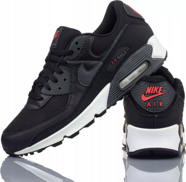 Giày Nike Air Max 90 'Black University Red' DH4095-001 - Ảnh 2