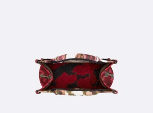 Tui Dior Small Book Tote 'Multicolor Floral Embroidery With Heathered Effect' M1265ZRZQ-M884