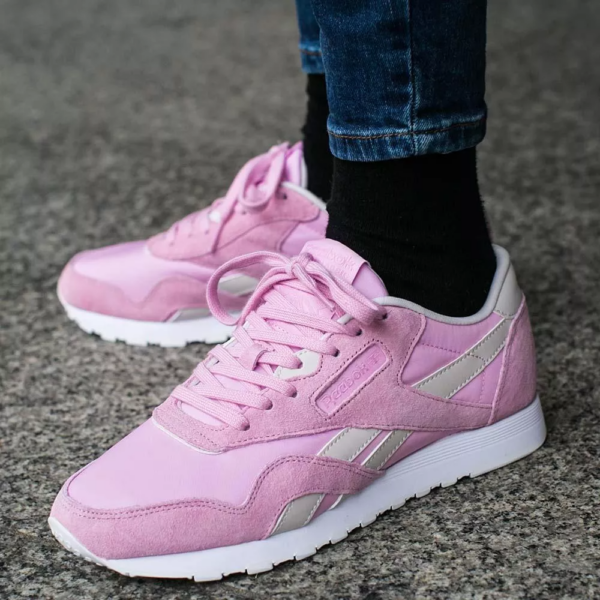 Giày Reebok FACE x Classic Nylon Pink BD2683 - Ảnh 2