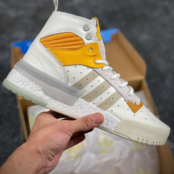 Giày Adidas Rivalry RM Chi Boost Cloud White Grey Yellow EG9315 - Ảnh 6