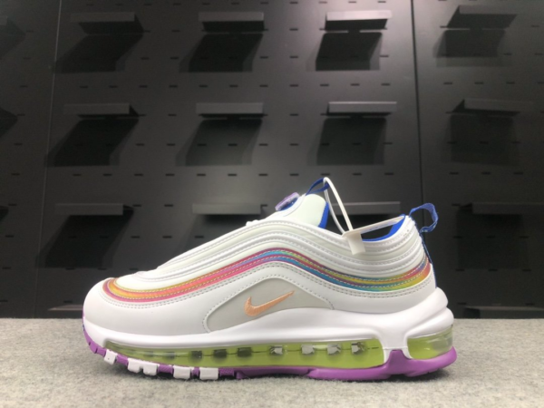Giày Nike Wmns Air Max 97 SE 'White Iridescent Stripes' CW2456-100 - Ảnh 5