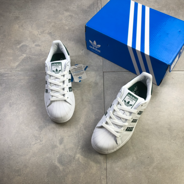 Giày Adidas Superstar 'White Green' FZ1968 - Ảnh 6