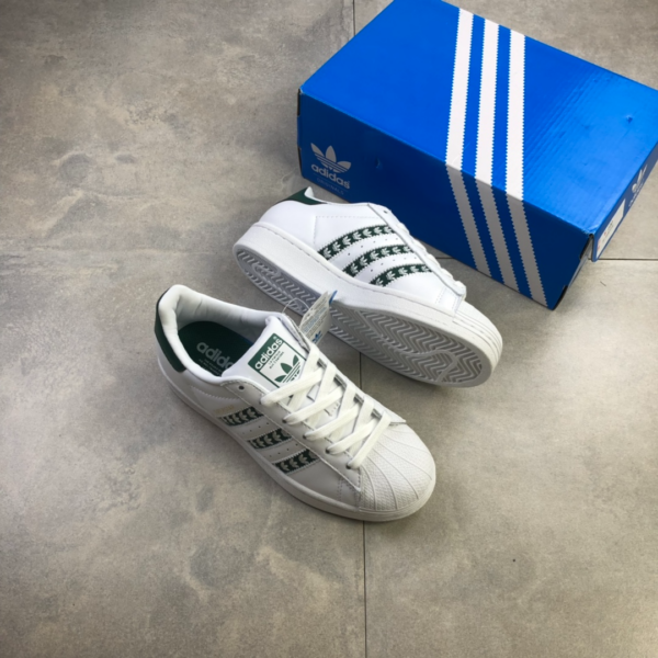 Giày Adidas Superstar 'White Green' FZ1968 - Ảnh 5