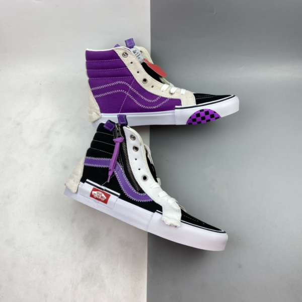 Giày Vans Sk8Hi Reissue Cap 'Black' VN0A3WM15F5 - Ảnh 3