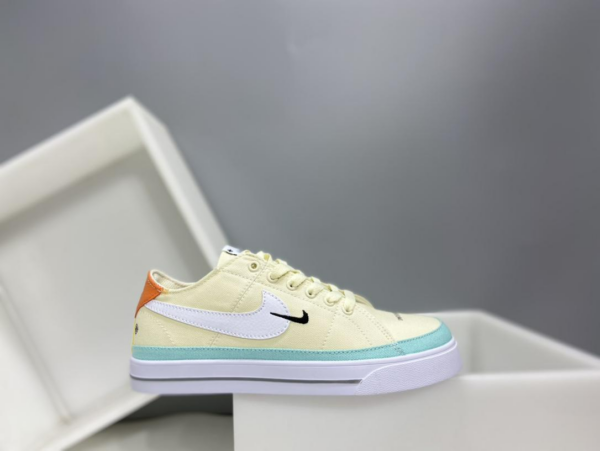 Giày Nike Court Legacy CNVS Yellow White Blue Shoes DJ5207-113 - Ảnh 5
