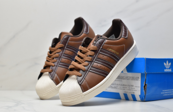 Giày Adidas Superstar 'Dark Brown' GW4438 - Ảnh 3