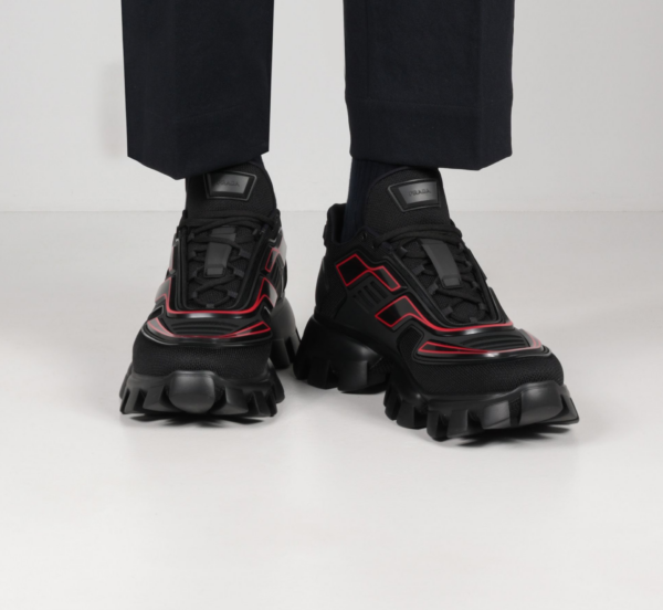 Giày Prada Cloudbust Thunder Knit 'Black Red' 2EG293-3LGN-F0002 - Ảnh 3