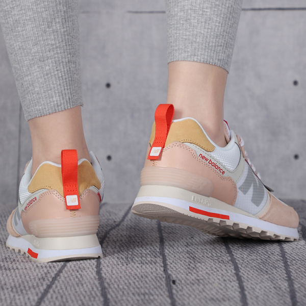 Giày New Balance Wmns 574 Lifestyle Pink White WL574ISE - Ảnh 4