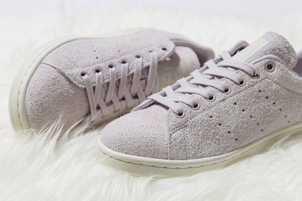 Giày Adidas Stan Smith Hairy Suede 'Ice Purple' S82258 - Ảnh 6