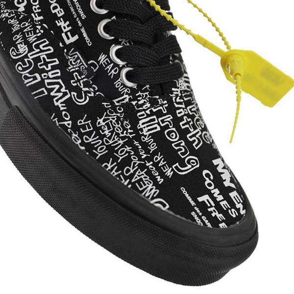 Giày Vans Comme des Garçons x Authentic LX 'Graffiti Black' VN0A33TASO7 - Ảnh 5