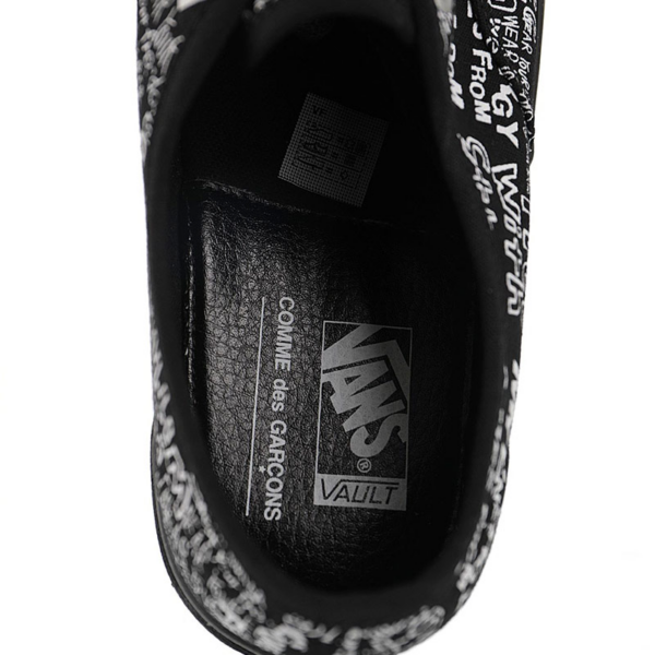 Giày Vans Comme des Garçons x Authentic LX 'Graffiti Black' VN0A33TASO7 - Ảnh 6