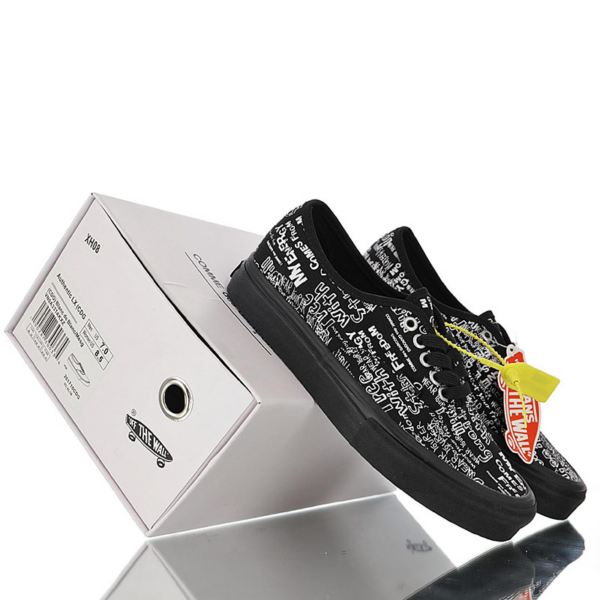 Giày Vans Comme des Garçons x Authentic LX 'Graffiti Black' VN0A33TASO7 - Ảnh 4