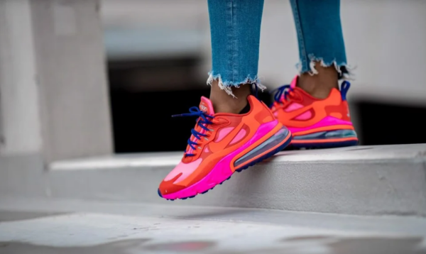 Nike Wmns Air Max 270 React 'Mystic Red Pink Blast' AT6174-600 - Ảnh 3