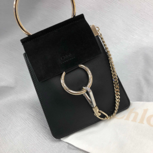 Alternative view of Túi Chloé Faye Small Bracelet Bag In Smooth & Suede Calfskin CHC17WS320H2O001