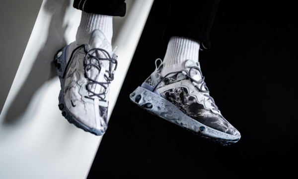 Giày Nike Kendrick Lamar x React Element 55 'Pure Platinum' J3312-001 - Ảnh 5