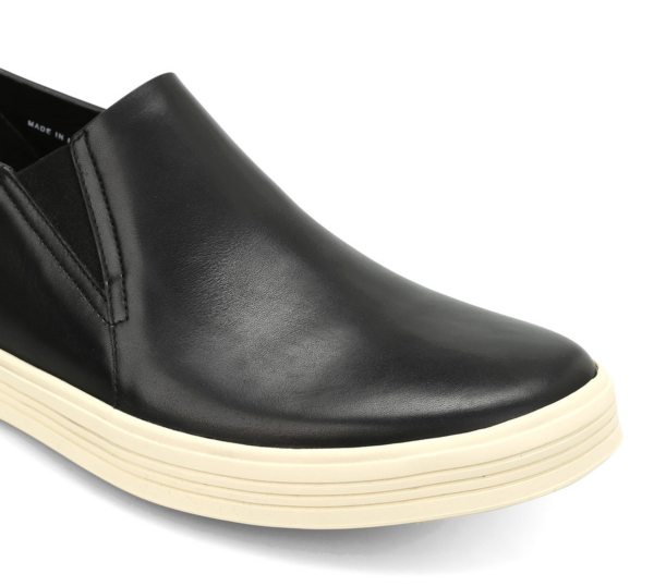 Giày Rick Owens Hun Rounded Toe Leather Slip-Ons RU17S9865LBO-91 - Ảnh 3