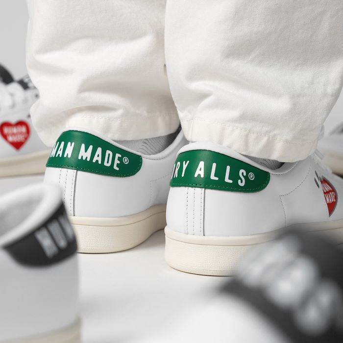 Giày Adidas Human Made x Stan Smith 'White Green' FY0734 - Ảnh 3
