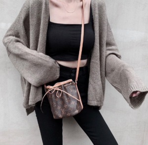 Alternative view of Túi Louis Vuitton Nano Noe Monogram Canvas Brown M41346