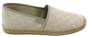 Giày Gucci Monogram Signature Espadrilles 35 Off White 466902-FV590-9073