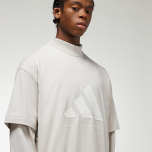 Ao Adidas Basketball Tee 'Aluminium' IJ9999