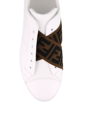 Alternative view of Giày Fendi Slip Ons 'White' 7E1198A5JPF150F