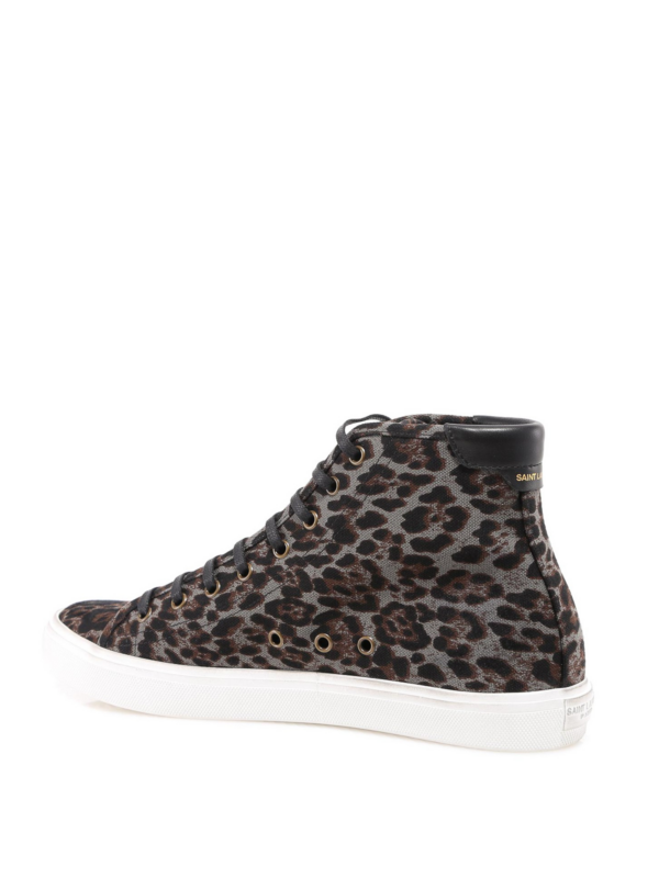 Giày Saint Laurent Leopard Pattern 606075-1ZB10-1740 - Ảnh 4