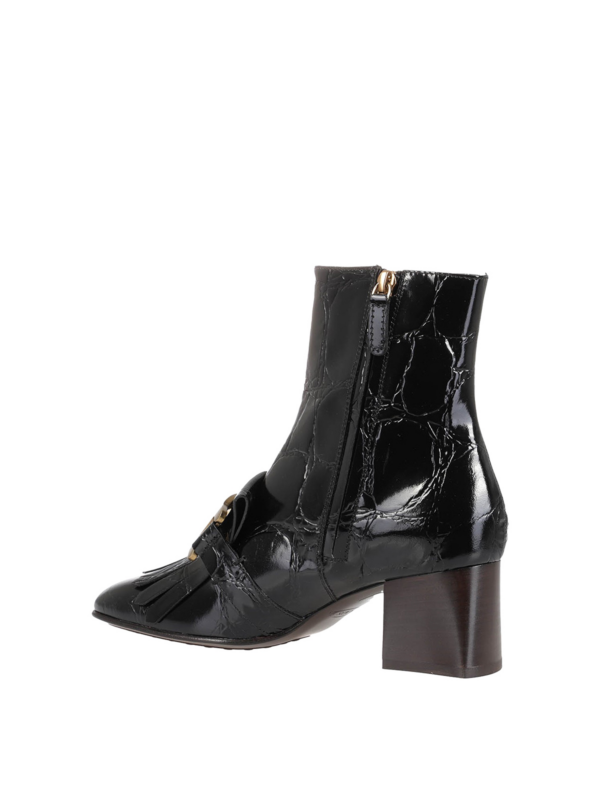 Giày Tod's  BLACK LEATHER ANKLE BOOTS XXW71C0DH90XLXB999 - Ảnh 5
