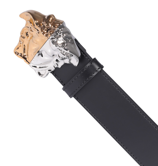 Thắt Lưng Versace Palazzo Smooth Leather Belt DCU8397DVTP1D41VP - Ảnh 4
