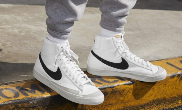 Giày Nike Wmns Blazer Mid 77 Vintage 'White Black' CZ1055-100 - Ảnh 9
