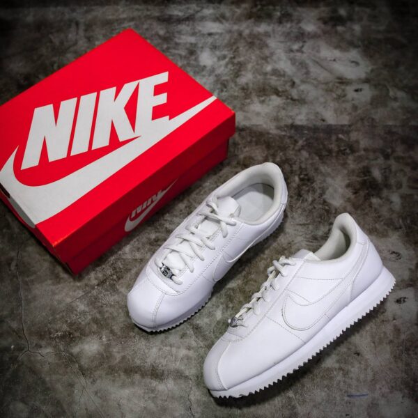 Giày Nike Cortez 'All White' 904764-100 - Ảnh 5