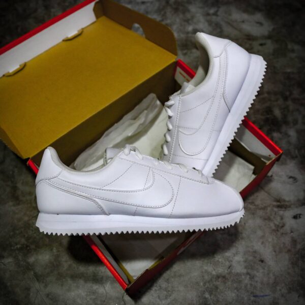 Giày Nike Cortez 'All White' 904764-100 - Ảnh 3