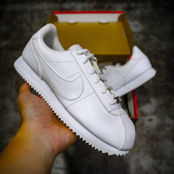 Giày Nike Cortez 'All White' 904764-100 - Ảnh 4