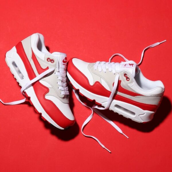 Giày Nike Air Max 90 'White University Red' AQ1273-100 - Ảnh 7