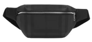 Túi Burberry Medium London Check and Leather Bum Bag 'Dark Charcoal' p80142371