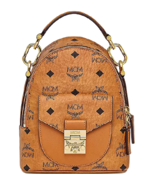 Túi MCM Patricia Backpack Visetos Cognac MWKBSPA01CO001