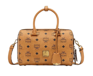 Túi MCM Essential Boston Bag in Visetos Original MWBBASE01CO001